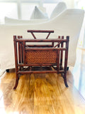 Bamboo magazine holder
