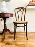Bentwood & cane bistro accent chair