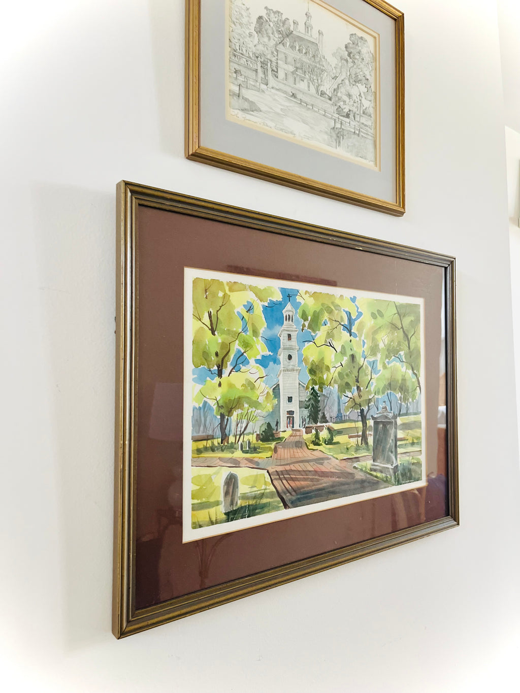 Historic St. John’s Church watercolor