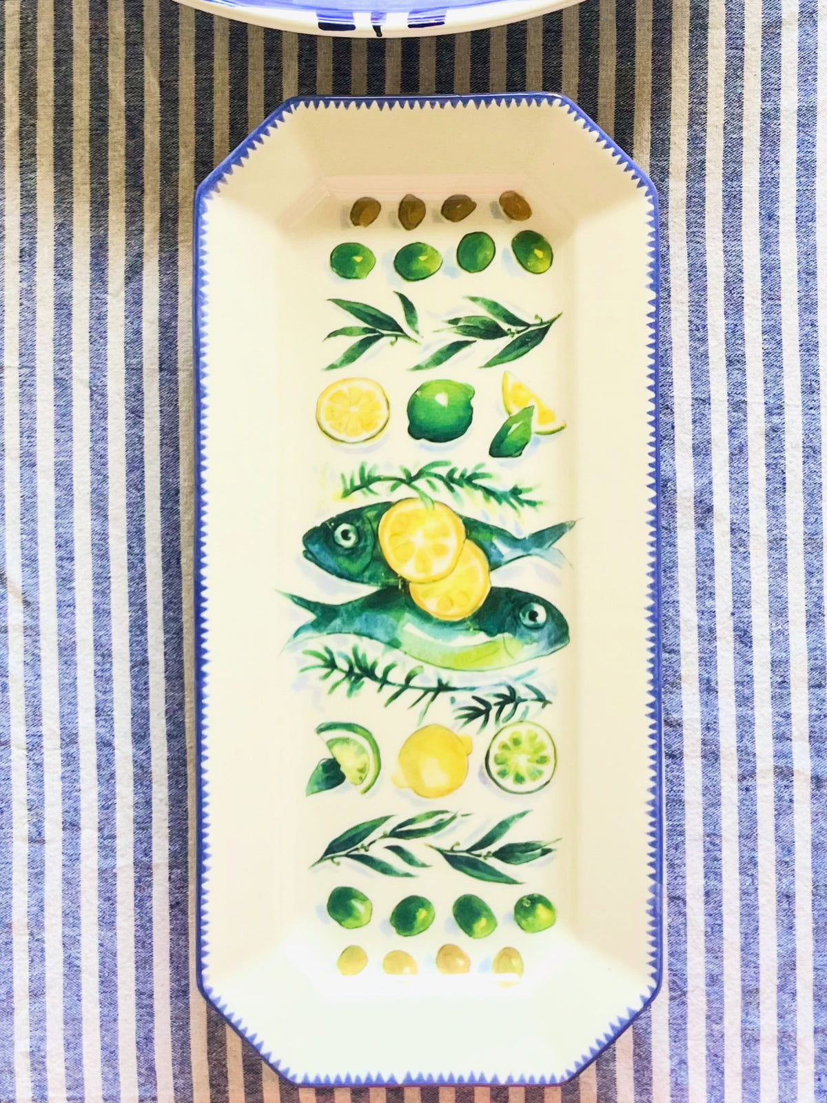 “Sardinia” 18” platter by Williams Sonoma